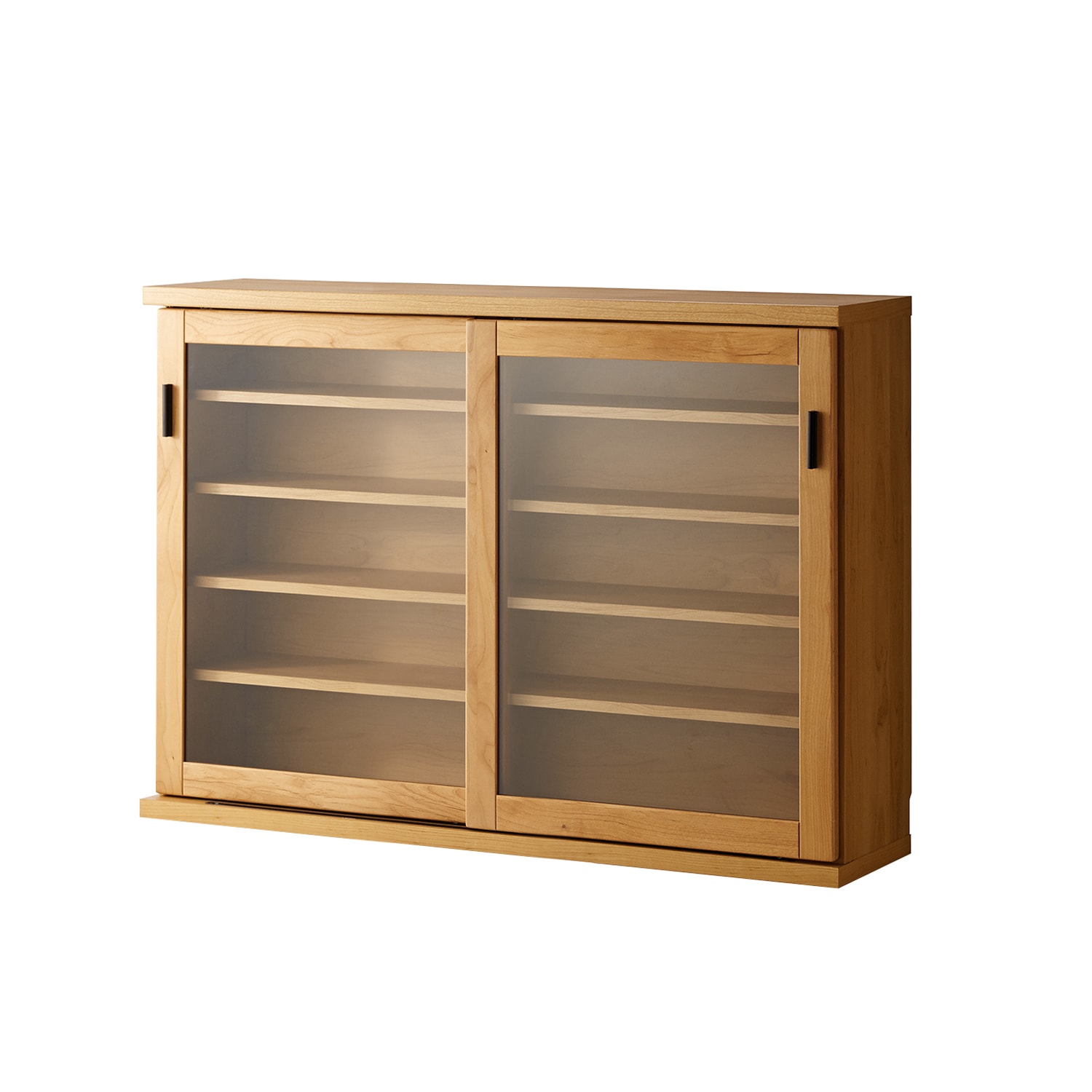 薄型ガラス引き戸本棚（本棚/書棚/ブックシェルフ）｜通販のベルメゾン