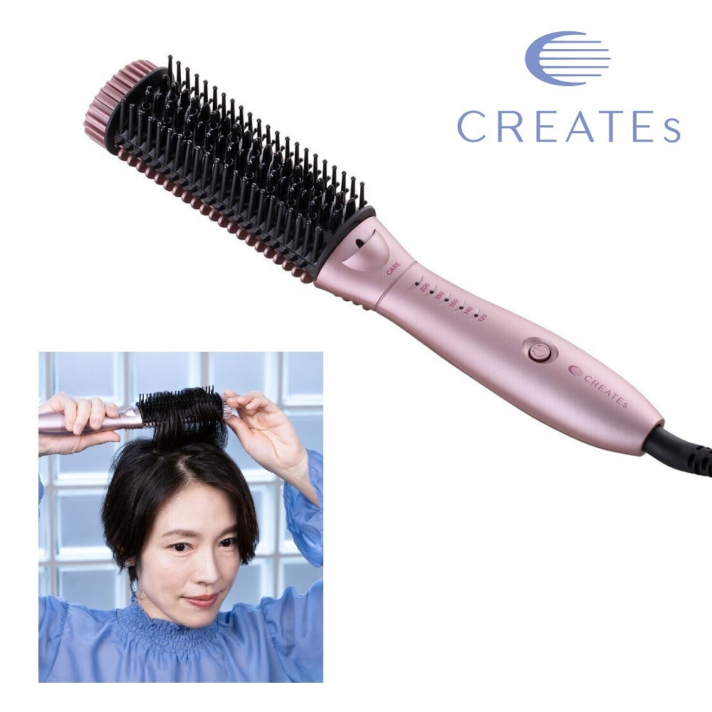 クレイツイオン ケアブラシアイロン ケアリッチ (ヘアアイロン