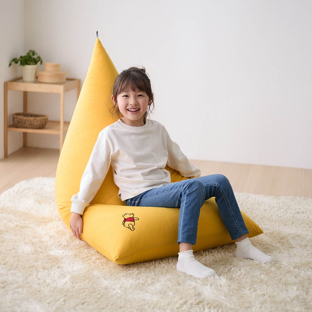 うしろ姿がかわいいビーズクッション(選べるキャラクター)（ディズニー