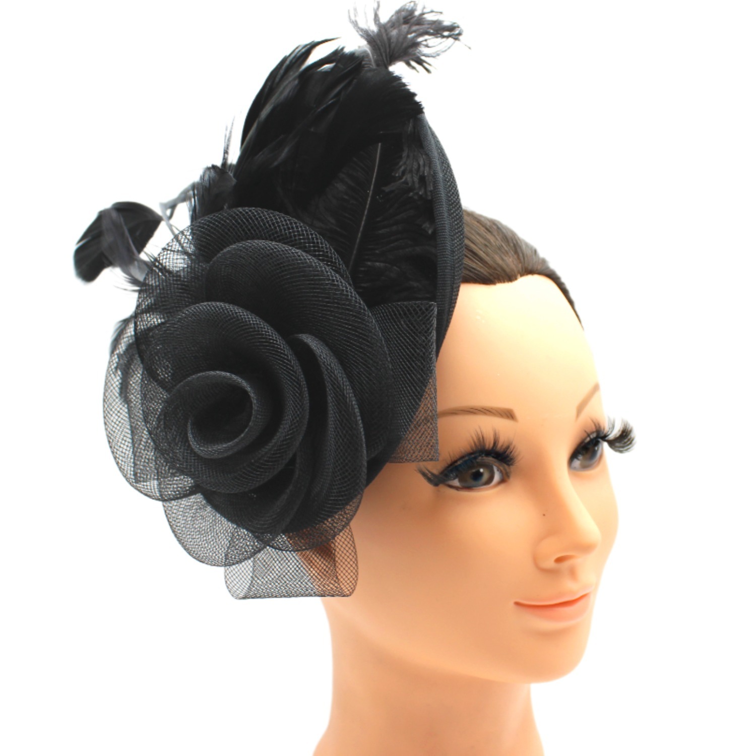 カクテルハット JJ007 ブラック・ファシネーター ＜ 多美咲 ONELINE SHOP