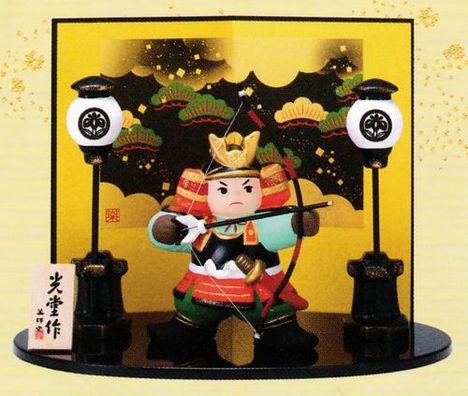 山口陶器店】九谷焼と薬師窯 陶器の五月人形 全品激安！ ＜ 【山口陶器