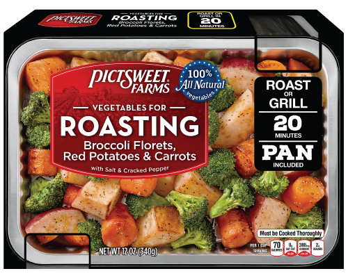 Brocoli Florets, Red Potatoes & Carrots - Vegetables for Roasting