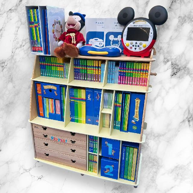 値段交渉可 本棚付【③】ディズニー英語システム DWEセット ワールド