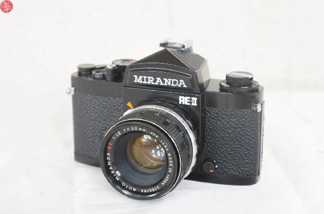 MIRANDA ミランダ RE-Ⅱ ブラック フィルムカメラ EC F1.8 50mm レンズ