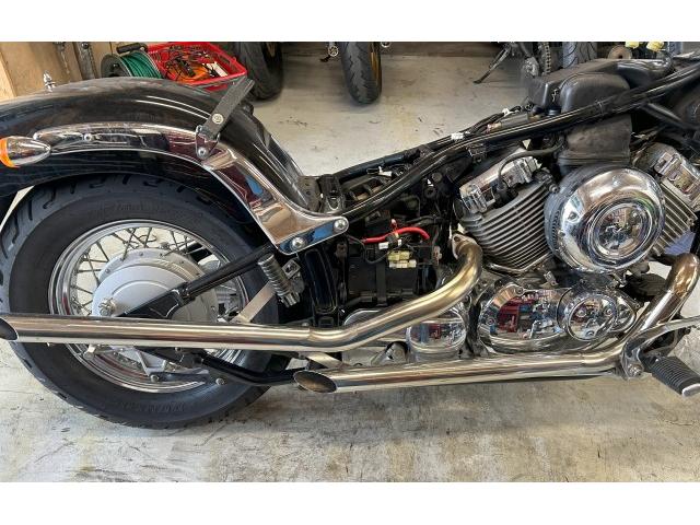 ドラッグスター400 VH01J ETC取付け 純正マフラー交換