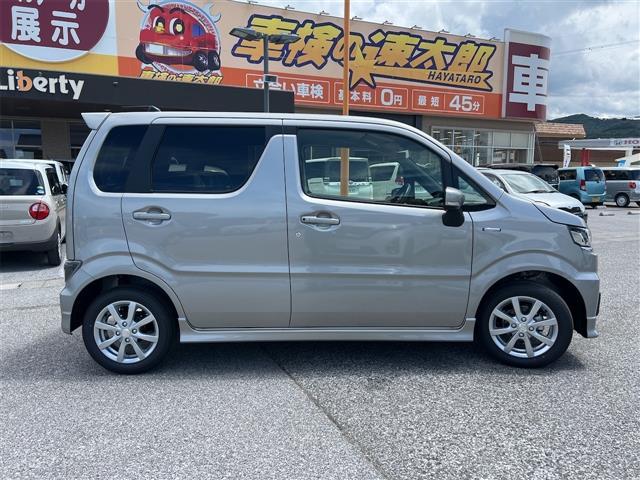 ワゴンRカスタムZ ハイブリッドZX 4km スチールシルバーメタリック