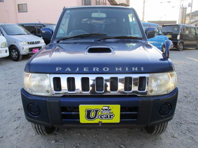 三菱 パジェロミニ VR 車検令和9年8月 修復歴なし 4WDの中古車