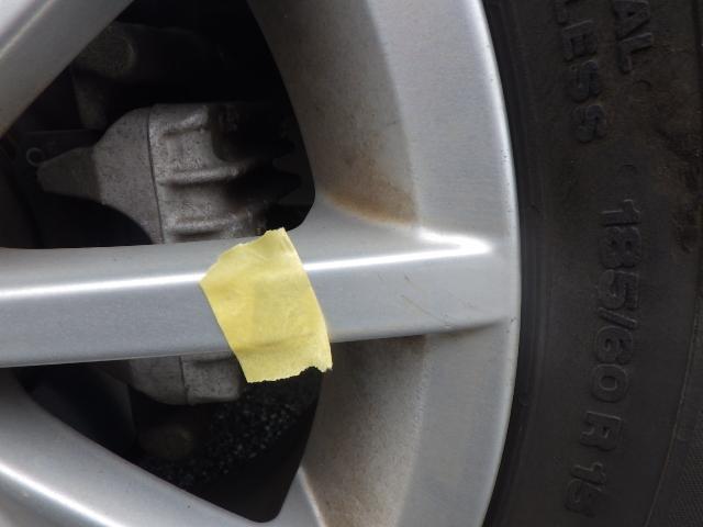 フォルクスワーゲン ポロ 左リアドアと左リアサイドパネルのキズ・凹み