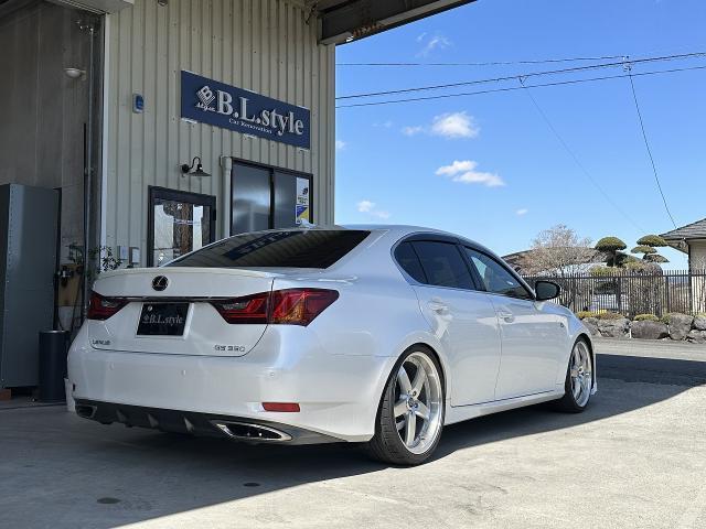 レクサスGS350 Fスポーツ GRL10 テイン車高調取付 レクソンマフラー