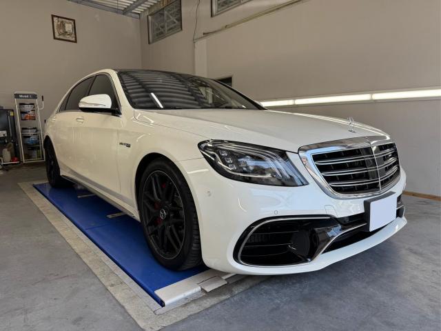 メルセデスAMG Sクラス S63 車検整備 エンジンオイル オイル