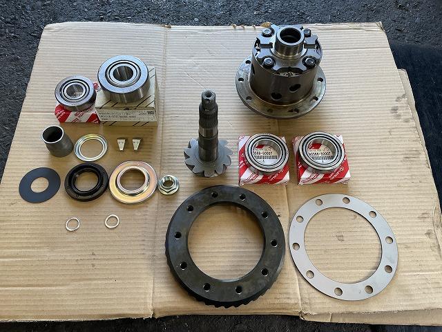 滋賀オートライフハノ 200系ハイエースの86用トルセンLSD交換と3.7