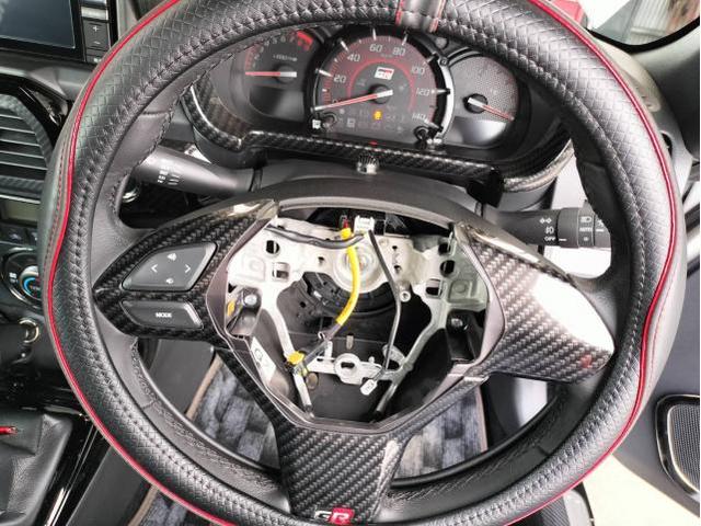 GRコペン純正MOMO スポーツステアリング ブラック/シルバー取り外し品