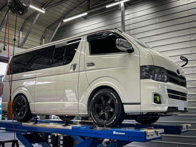 ハイエース200系 フロントダウンブロック ジムインダストーリー製