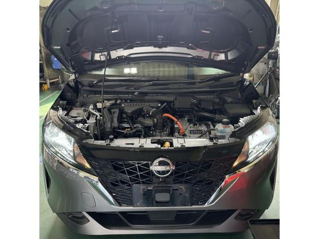 日産 E13ノートのヘッドライトLED化【姫路市 車検 修理 鈑金 取付