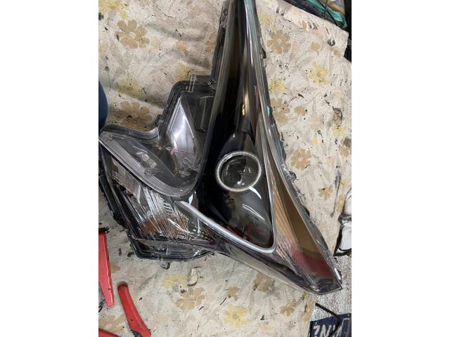 トヨタ 50プリウス インナーブラック LEDリング取り付け オレンジ