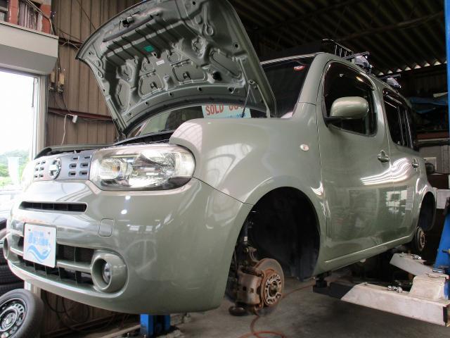 日産 キューブ Z12 販売納車整備 自社工場 アスリート湘南波乗り自動車