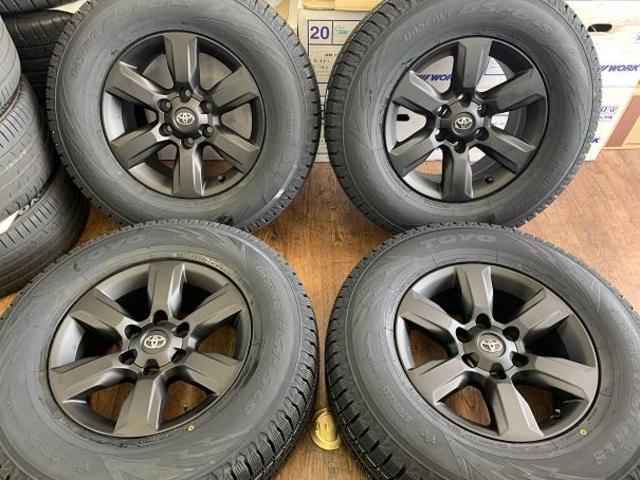 現行プラドなどに新品スタッドレス付冬用セット！ カスタムカラー