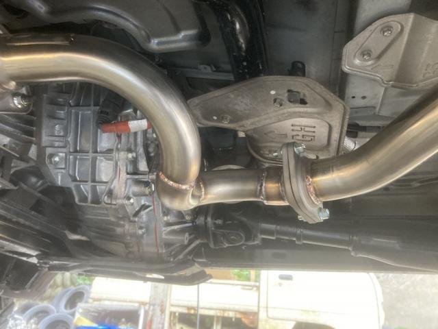 平成27年式 GRJ76 ランクル76 サクソン製マフラー＆フロントパイプ