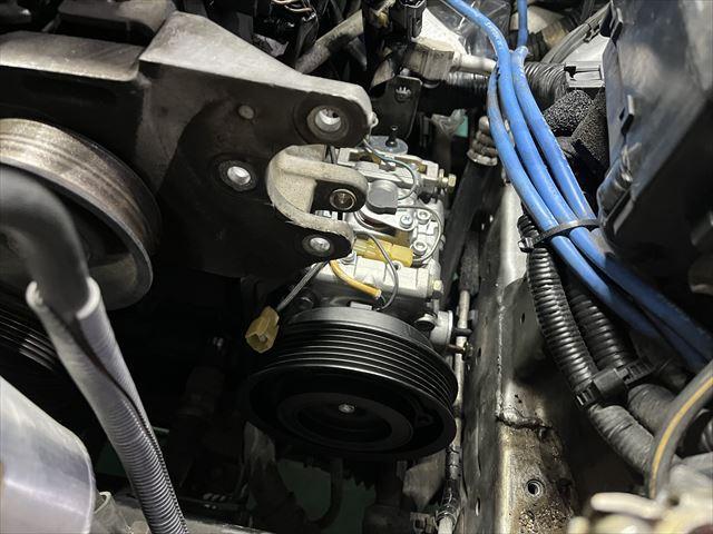 RX-7 FD3S 車検 ブースト不良 エアコン修理 コンデンサー リキッド