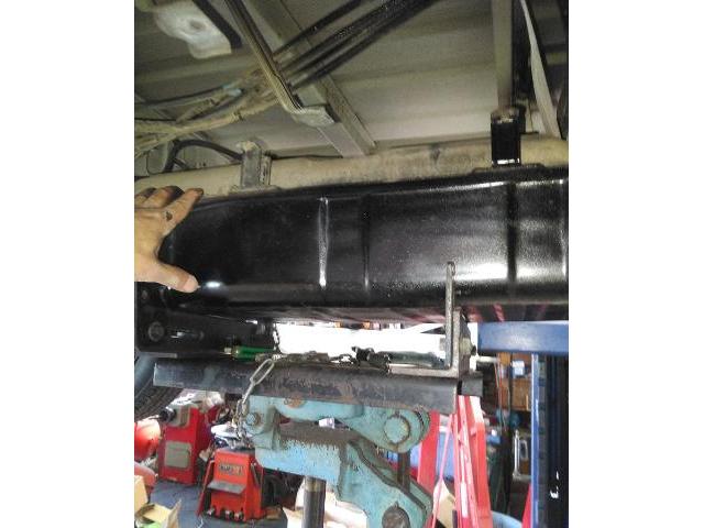 スバル、サンバートラック、燃料タンク交換、熊本市北区清水亀井町、南