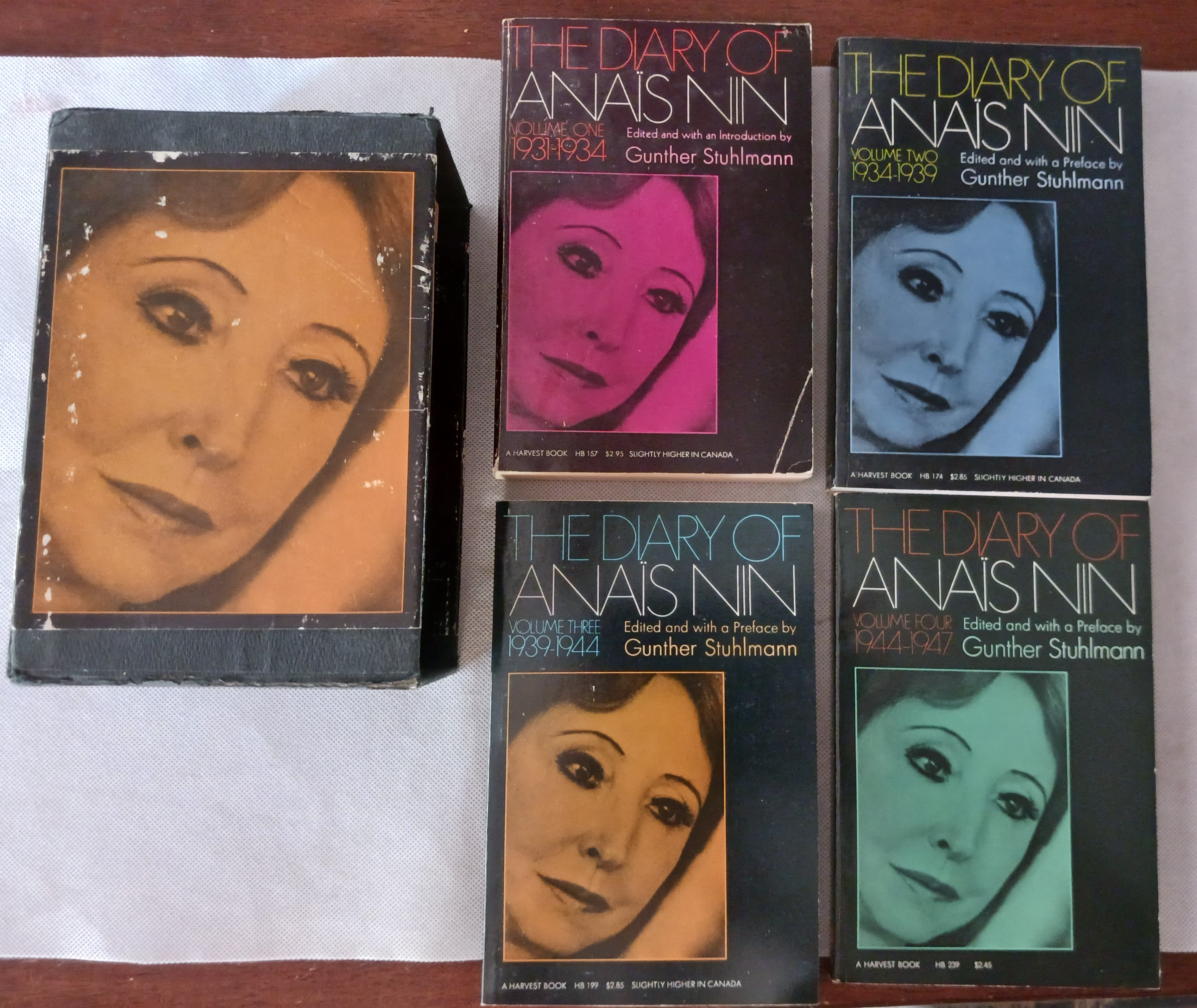The Diary of Anais Nin (Boxed Set) Complete in 4 Volumes by Nin