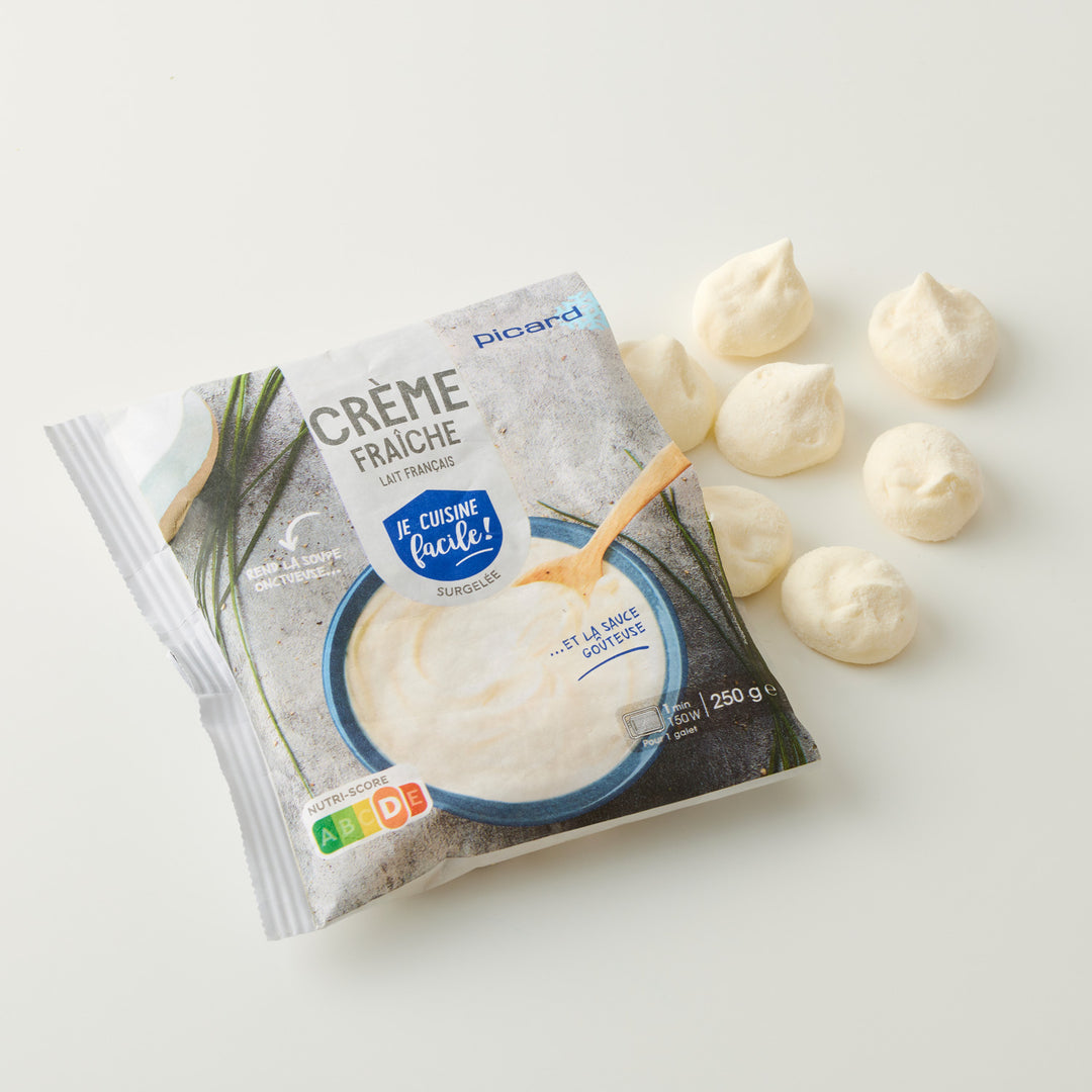 ピカール公式】クレームフレッシュ（キューブタイプ） 冷凍 250g Crème