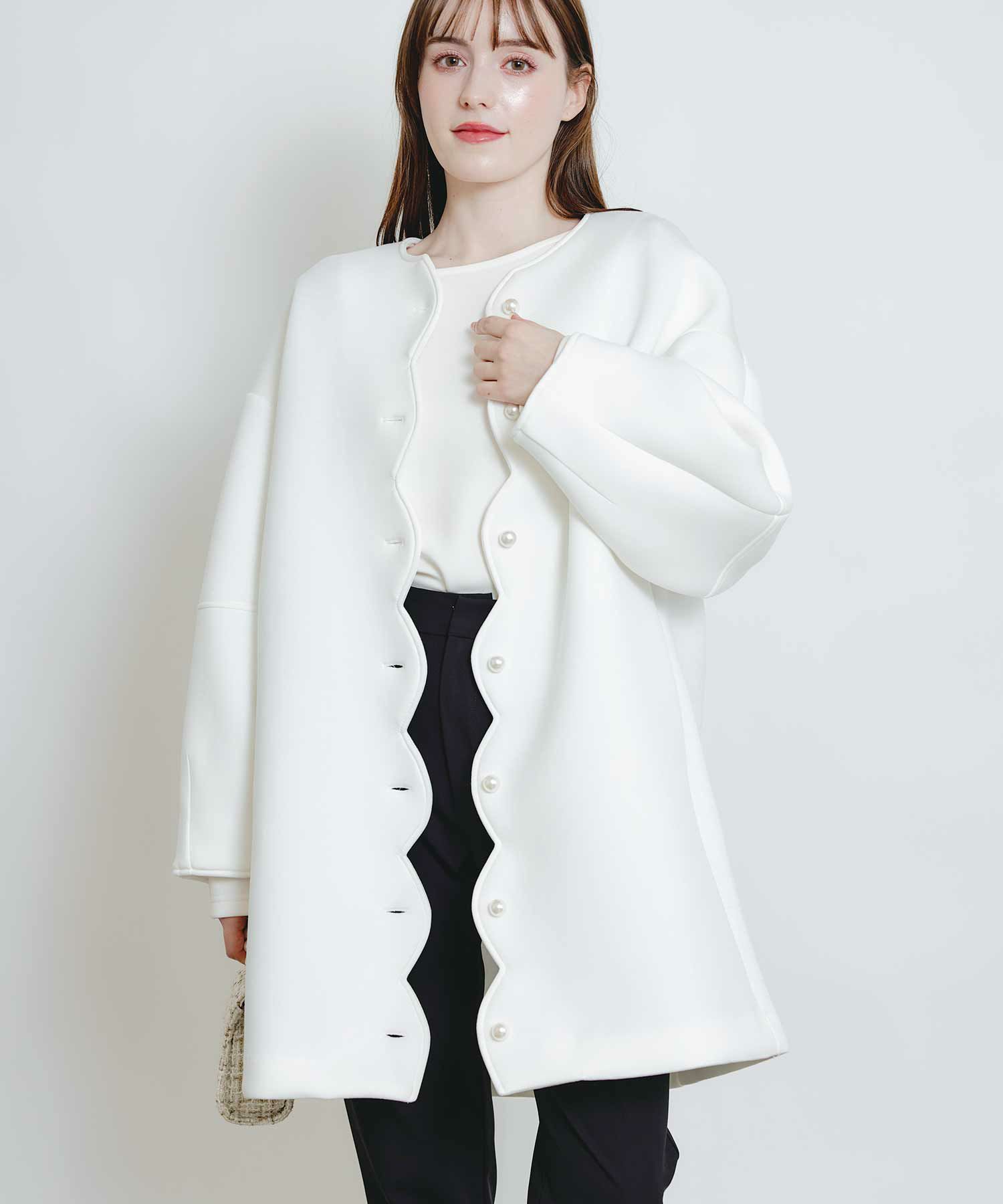 スカラップボンディングコート | PICCIN (ピッチン) 公式通販