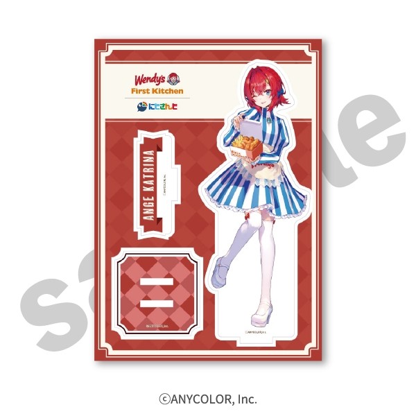 にじさんじ×ウェンディーズ BIGアクリルスタンド アンジュ・カトリーナ