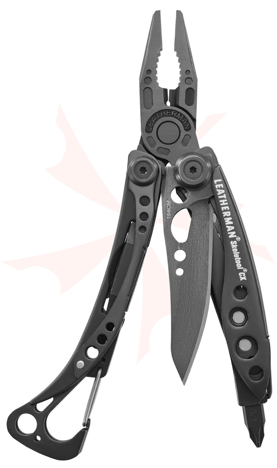 Leatherman Skeletool CX Pocket-Size Multi-Tool, Onyx - KnifeCenter