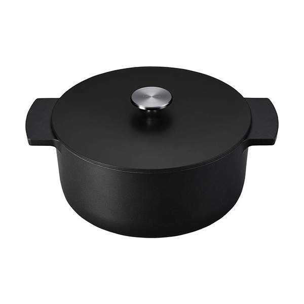 リンナイ レジェロ 無水調理鍋 22cm RBO-MN22A(MB) [ブラック] (鍋