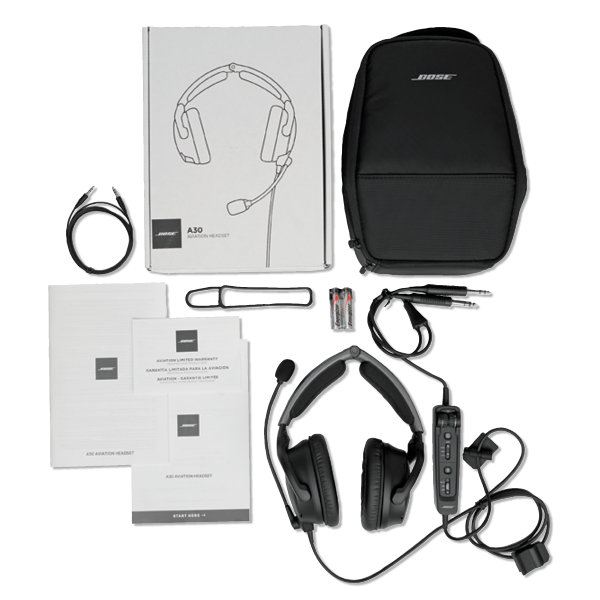 BOSE A30 Dual Plug With Bluetooth • Pilot Wings Aviation Store