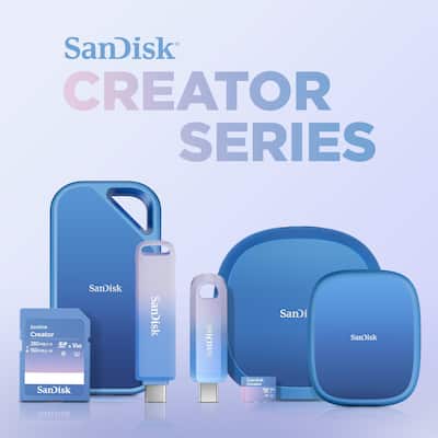 SanDisk 1TB Creator Phone SSD External USB Type C Drive with