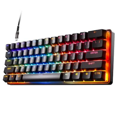 SteelSeries Apex 9 Mini 60% Wired Optical OptiPoint Adjustable