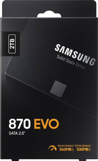 Samsung 870 EVO 2TB Internal SSD SATA MZ-77E2T0B/AM - Best Buy