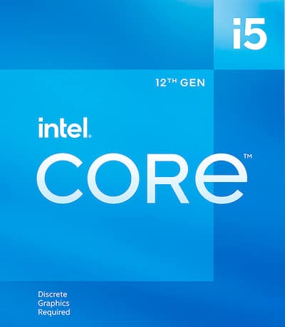 Intel Core i5 12400F 12th Generation 6 Core 12 Thread 2.5 to 4.4