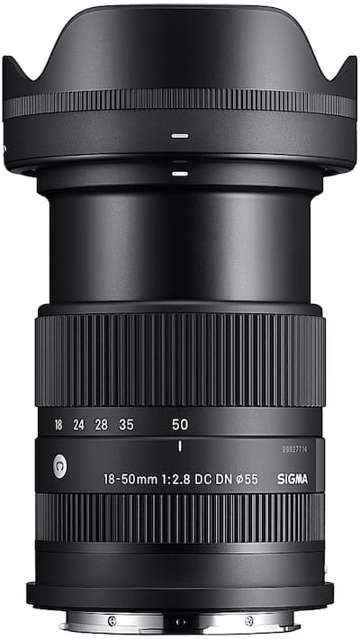 Sigma 18 50mm F2.8 DC DN Contemporary Sony E Mount Lens Black
