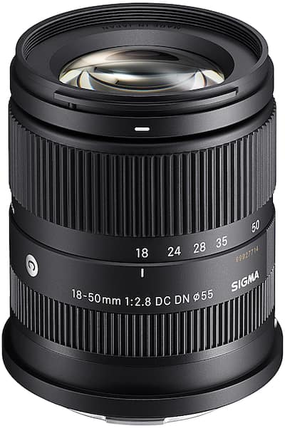Sigma 18 50mm F2.8 DC DN Contemporary Sony E Mount Lens Black