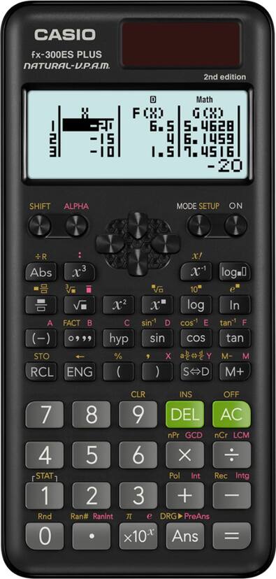 Casio Scientific Calculator Black FX-300ESPLS2-S - Best Buy