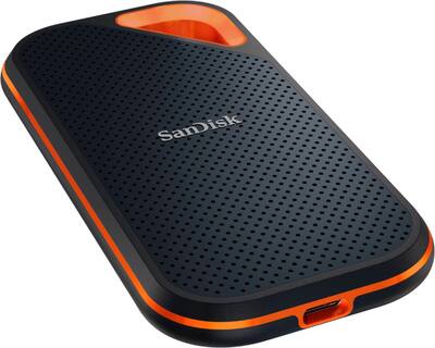 SanDisk Extreme Pro Portable 2TB External USB C NVMe SSD Black