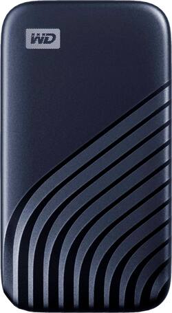 WD My Passport 1TB External USB Type C Portable SSD Blue