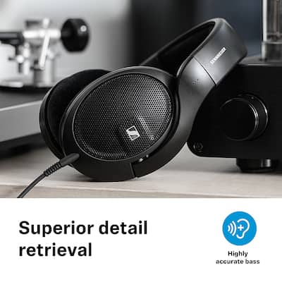 Sennheiser HD 560S Wired Over the Ear Audiophile Headphones Black