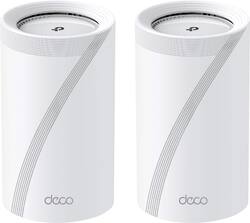 TP Link BE10000 Whole Home Mesh Wi Fi 7 System (2 Pack) White Deco