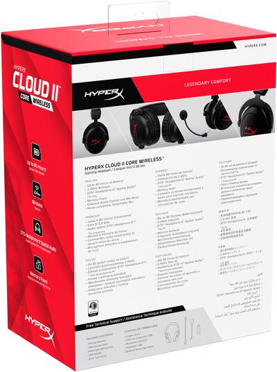 HyperX Cloud II Core Wireless Headset for PC Black 6Y2G8AA - Best Buy