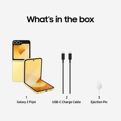 Samsung Galaxy Z Flip6 256GB (Unlocked) Yellow SM-F741UZYAXAA
