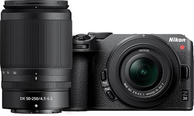 Nikon Z 30 4K Mirrorless Camera 2 Lens Kit with NIKKOR Z DX 16