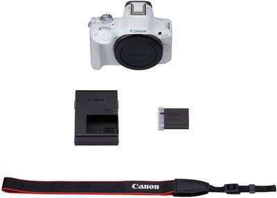 Canon EOS R50 4K Video Mirrorless Camera (Body Only) White