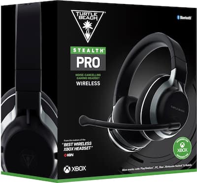 Turtle Beach Stealth Pro Wireless Over Ear Noise Cancelling Gaming