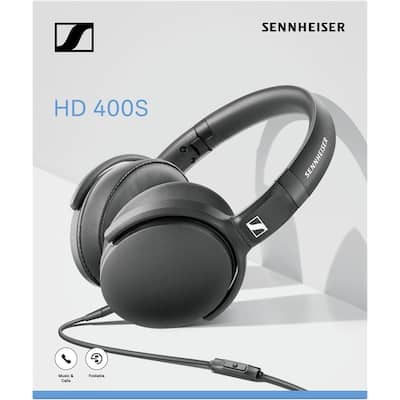 Sennheiser HD 400S Wired Over the Ear Headphones Black HD 400S