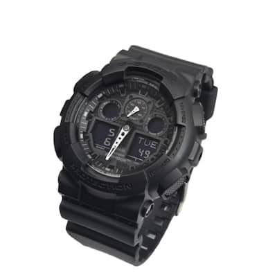 Casio Men's G Shock Dial Watch GA100 1A1 Black GA100-1A1 - Best Buy