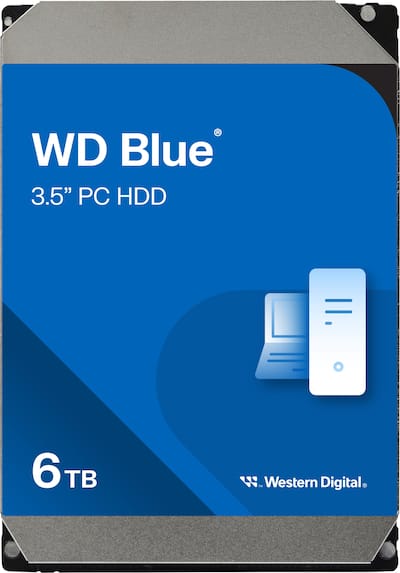 WD Blue 6TB PC Internal Hard Drive for Desktops WD60EZAX - Best Buy